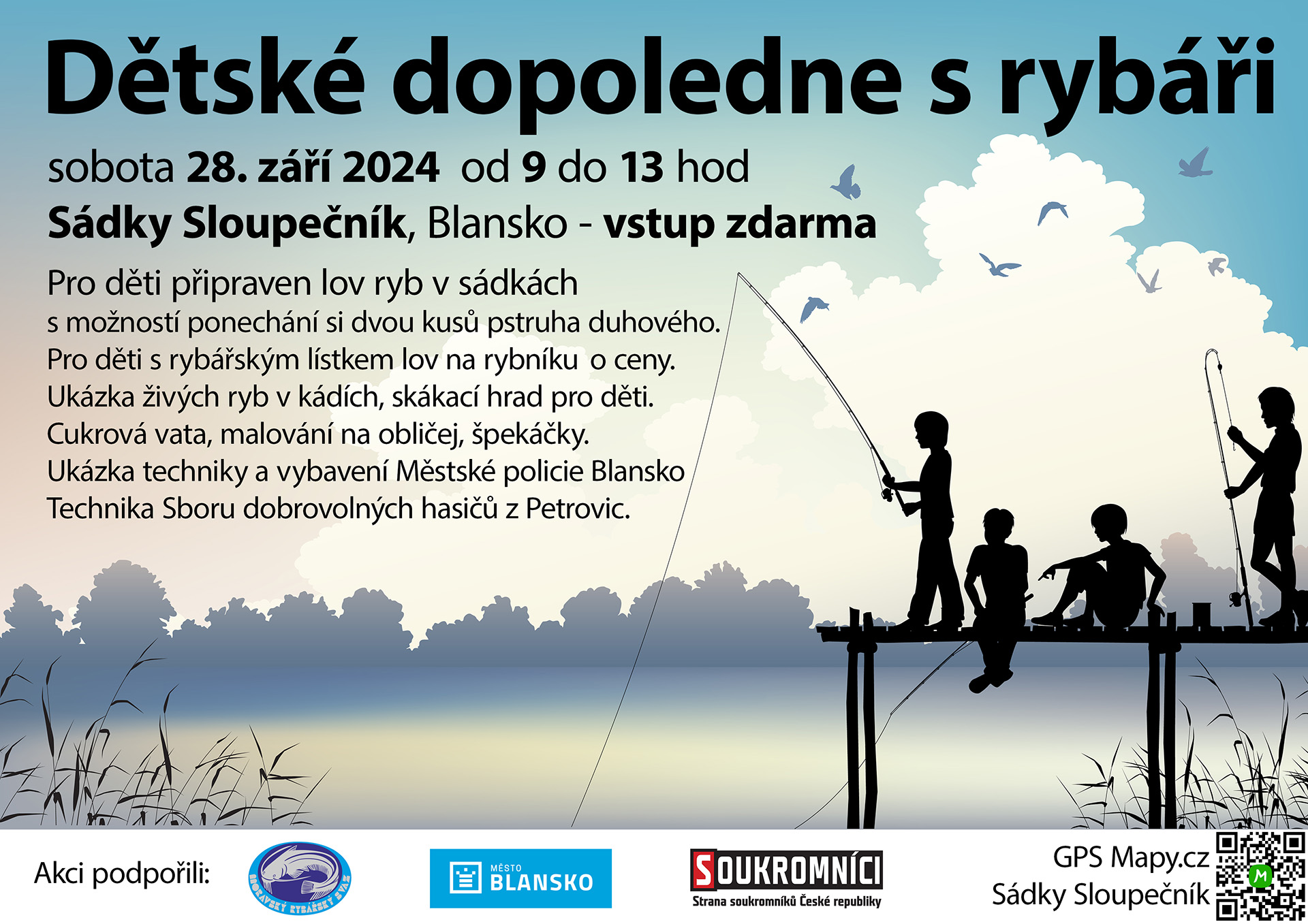 Dětské odpoledne s rybáři Blansko 2024